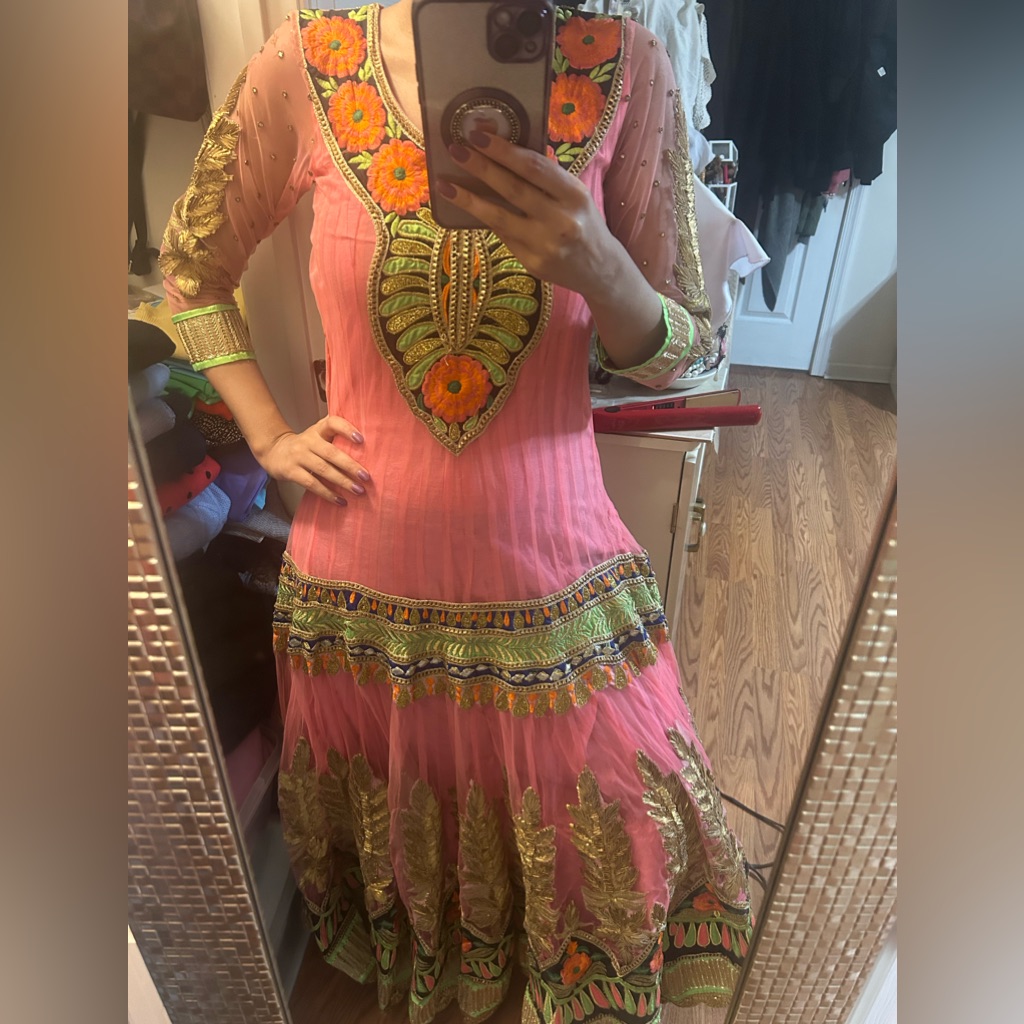 Net Threadwork Anarkali/Gown